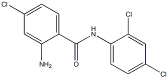 2-amino-4-chloro-N-(2,4-dichlorophenyl)benzamide Struktur