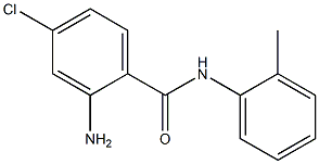 2-amino-4-chloro-N-(2-methylphenyl)benzamide Struktur