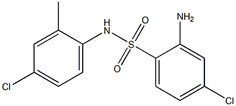 2-amino-4-chloro-N-(4-chloro-2-methylphenyl)benzene-1-sulfonamide