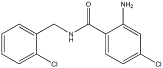 2-amino-4-chloro-N-[(2-chlorophenyl)methyl]benzamide Structure