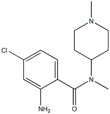 2-amino-4-chloro-N-methyl-N-(1-methylpiperidin-4-yl)benzamide