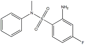 2-amino-4-fluoro-N-methyl-N-phenylbenzene-1-sulfonamide Structure