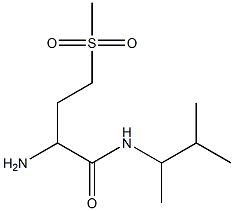 2-amino-4-methanesulfonyl-N-(3-methylbutan-2-yl)butanamide Structure