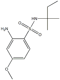  2-amino-4-methoxy-N-(2-methylbutan-2-yl)benzene-1-sulfonamide