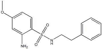 2-amino-4-methoxy-N-(2-phenylethyl)benzene-1-sulfonamide