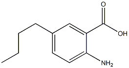 2-amino-5-butylbenzoic acid Struktur