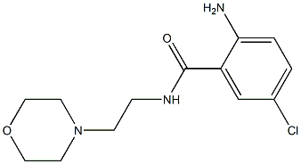  2-amino-5-chloro-N-(2-morpholin-4-ylethyl)benzamide