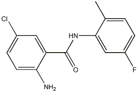 2-amino-5-chloro-N-(5-fluoro-2-methylphenyl)benzamide Structure