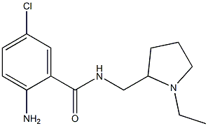 2-amino-5-chloro-N-[(1-ethylpyrrolidin-2-yl)methyl]benzamide