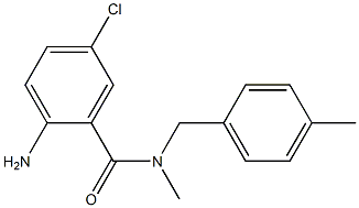 2-amino-5-chloro-N-methyl-N-[(4-methylphenyl)methyl]benzamide|