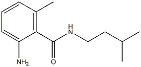 2-amino-6-methyl-N-(3-methylbutyl)benzamide Structure