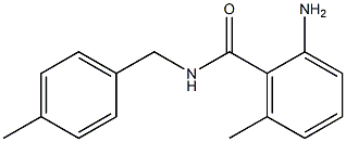 2-amino-6-methyl-N-(4-methylbenzyl)benzamide Structure