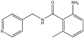 2-amino-6-methyl-N-(pyridin-4-ylmethyl)benzamide