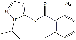 2-amino-6-methyl-N-[1-(propan-2-yl)-1H-pyrazol-5-yl]benzamide Structure