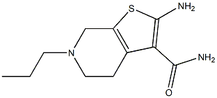  2-amino-6-propyl-4,5,6,7-tetrahydrothieno[2,3-c]pyridine-3-carboxamide