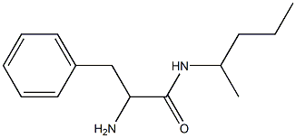 2-amino-N-(1-methylbutyl)-3-phenylpropanamide Structure