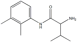 2-amino-N-(2,3-dimethylphenyl)-3-methylbutanamide Struktur