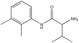 2-amino-N-(2,3-dimethylphenyl)-3-methylbutanamide 结构式