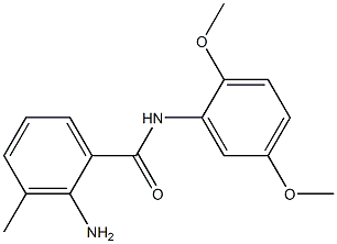 2-amino-N-(2,5-dimethoxyphenyl)-3-methylbenzamide Structure