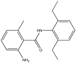 2-amino-N-(2,6-diethylphenyl)-6-methylbenzamide Structure