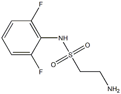 2-amino-N-(2,6-difluorophenyl)ethane-1-sulfonamide,,结构式