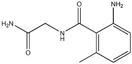 2-amino-N-(2-amino-2-oxoethyl)-6-methylbenzamide 化学構造式