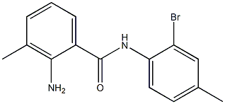 2-amino-N-(2-bromo-4-methylphenyl)-3-methylbenzamide Structure