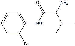 2-amino-N-(2-bromophenyl)-3-methylbutanamide Structure