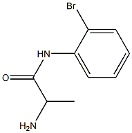 2-amino-N-(2-bromophenyl)propanamide,,结构式