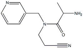 2-amino-N-(2-cyanoethyl)-N-(pyridin-3-ylmethyl)propanamide