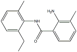 2-amino-N-(2-ethyl-6-methylphenyl)-3-methylbenzamide Structure