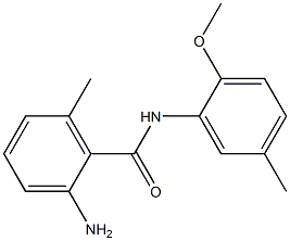 2-amino-N-(2-methoxy-5-methylphenyl)-6-methylbenzamide Structure