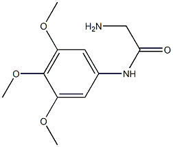 2-amino-N-(3,4,5-trimethoxyphenyl)acetamide Structure