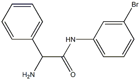 2-amino-N-(3-bromophenyl)-2-phenylacetamide Structure