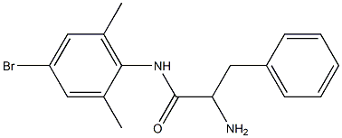 2-amino-N-(4-bromo-2,6-dimethylphenyl)-3-phenylpropanamide Structure