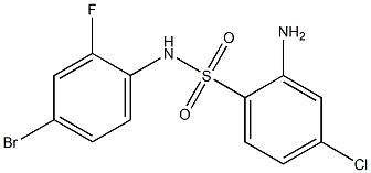 2-amino-N-(4-bromo-2-fluorophenyl)-4-chlorobenzene-1-sulfonamide