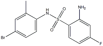 2-amino-N-(4-bromo-2-methylphenyl)-4-fluorobenzene-1-sulfonamide