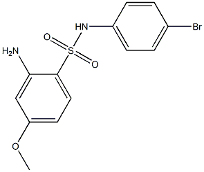 2-amino-N-(4-bromophenyl)-4-methoxybenzene-1-sulfonamide