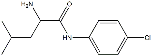  2-amino-N-(4-chlorophenyl)-4-methylpentanamide