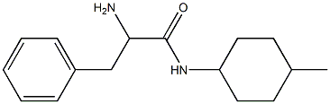 2-amino-N-(4-methylcyclohexyl)-3-phenylpropanamide Structure