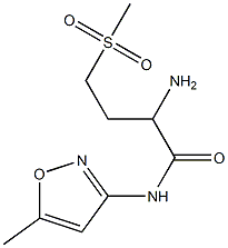 2-amino-N-(5-methylisoxazol-3-yl)-4-(methylsulfonyl)butanamide