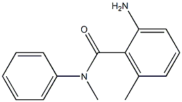 2-amino-N,6-dimethyl-N-phenylbenzamide 化学構造式