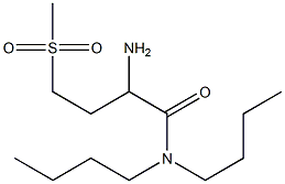 2-amino-N,N-dibutyl-4-methanesulfonylbutanamide Structure