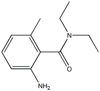 2-amino-N,N-diethyl-6-methylbenzamide,,结构式