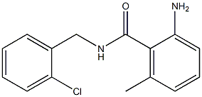 2-amino-N-[(2-chlorophenyl)methyl]-6-methylbenzamide Structure