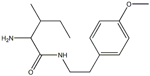 2-amino-N-[2-(4-methoxyphenyl)ethyl]-3-methylpentanamide|