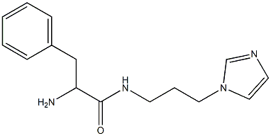 2-amino-N-[3-(1H-imidazol-1-yl)propyl]-3-phenylpropanamide Structure
