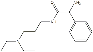 2-amino-N-[3-(diethylamino)propyl]-2-phenylacetamide,,结构式