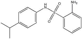 2-amino-N-[4-(propan-2-yl)phenyl]benzene-1-sulfonamide Structure