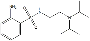 2-amino-N-{2-[bis(propan-2-yl)amino]ethyl}benzene-1-sulfonamide Structure